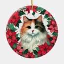 Search for calico cat christmas tree decorations Festive