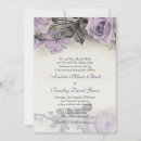 Search for lilac grey wedding invitations Vintage