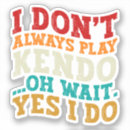 Search for kendo stickers Japanese