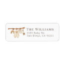 Search for clothesline return address labels Boho