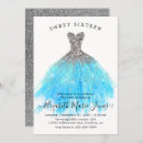 Search for baby blue sweet 16 invitations 16th birthday