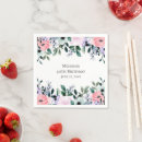 Search for purple floral napkins Wildflowers