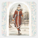 Search for vintage ice skating stickers Winter