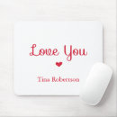 Search for love message mousepads Romance