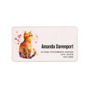 Search for domestic return address labels Feline