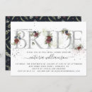 Search for winter floral bridal shower invitations Evergreen