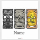Search for hawaiian polynesian stickers Tiki