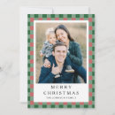 Search for plaid photo christmas cards Gingham
