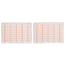 Search for orange and white pillowcases Retro