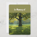 Search for tree memorial service invitations Remembrance