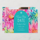 Search for tropical floral save the dates Modern
