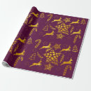 Search for gold deer wrapping paper Stars