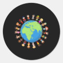Search for children around the world stickers Kids