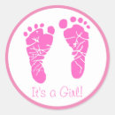 Search for girl footprints stickers Its a girl