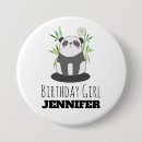 Search for black white panda badges Cute