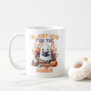 Search for book pun mugs Halloween