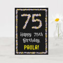 Search for a 75th flowers birthday cards Floral