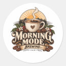 Search for morning brew stickers Cafe vibes
