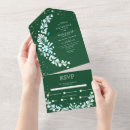 Search for emerald green hearts invitations Typography