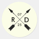 Search for arrow wedding stickers Modern
