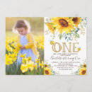 Search for bumble bee birthday invitations Sunflowers