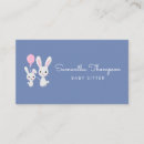 Search for rabbit business cards Nanny