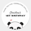 Search for kid panda stickers Kids birthday party