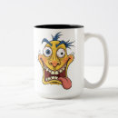 Search for crazy face mugs Cartoon
