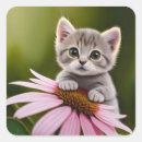 Search for gray cat stickers Floral