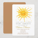 Search for yellow baby shower invitations You are my sunshine
