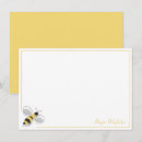 Search for bees note cards Illustration