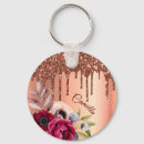 Search for bronze key rings Floral