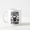 Search for everything hurts mugs Fitness