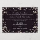 Search for bubbles wedding invitations Black