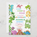 Search for triceratops invitations Rainbow