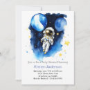 Search for moon and stars baby boy shower invitations Elegant