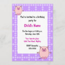 Search for piggy birthday invitations Pigs