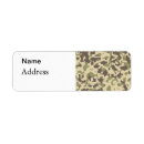 Search for camo return address labels Pattern