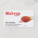 Search for freelance makeup artist business cards Beautician