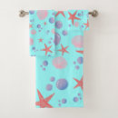 Search for sea shell bath towels Cute
