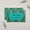 Search for feather standard business cards Green