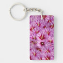 Search for flower hibiscus key rings Pink
