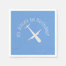 Search for airplane napkins Blue