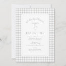 Search for gingham pattern invitations Grey