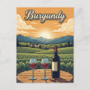Search for burgundy wine postcards France