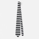 Search for black and white horizontal stripes ties Modern