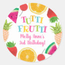 Search for cute melon stickers Fruit birthday party