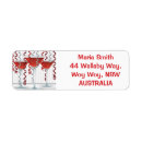 Search for martini return address labels Glass