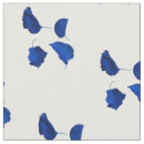 Search for leaves pattern fabric Blue