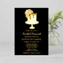 Search for lunch and bubbly invitations Gold